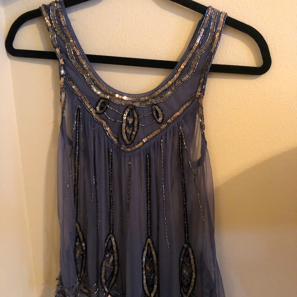 Sequined top from Urban Outfitters.